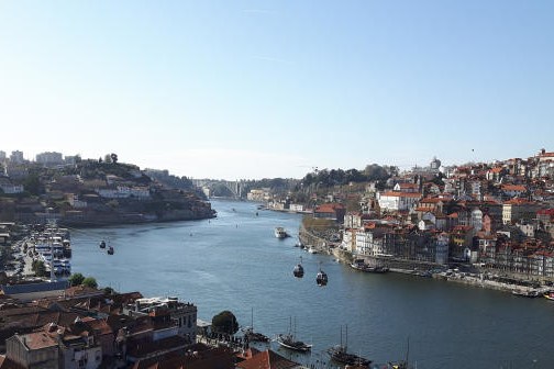 A top view of Porto