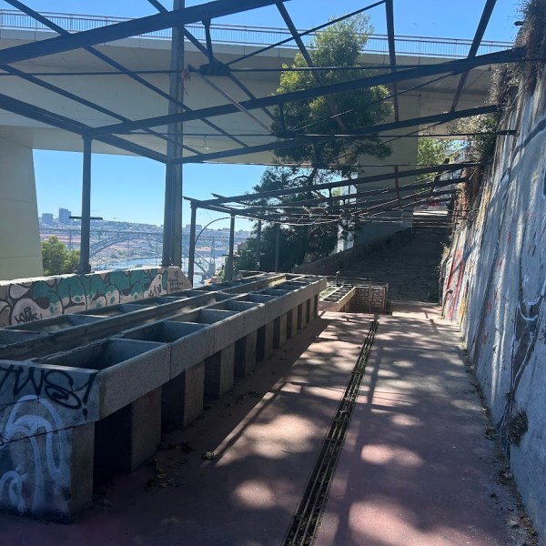 a close up of a bridge